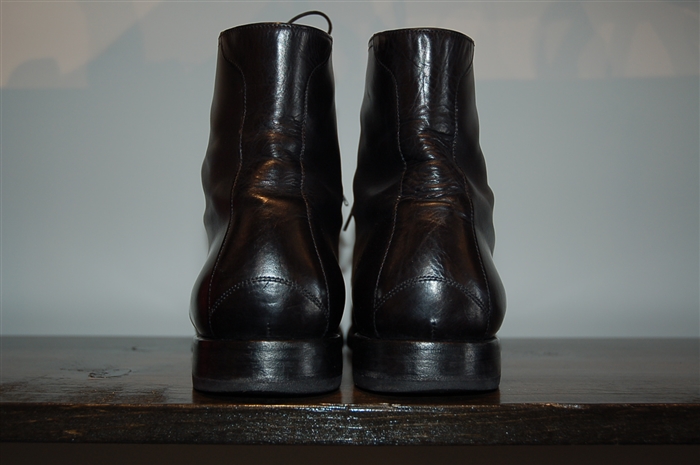 Black Leather Fendi Boots, size 8