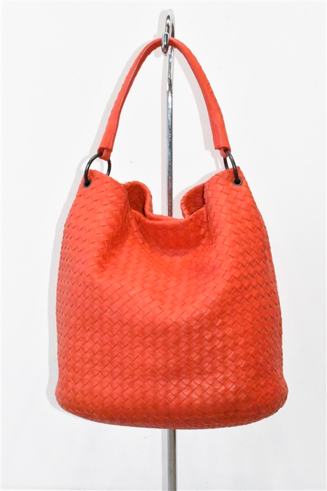 Vermillion Bottega Veneta Bucket Bag, size L