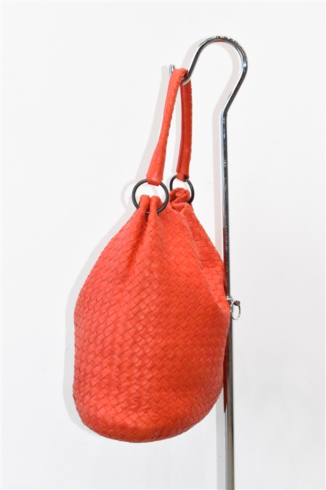 Vermillion Bottega Veneta Bucket Bag, size L