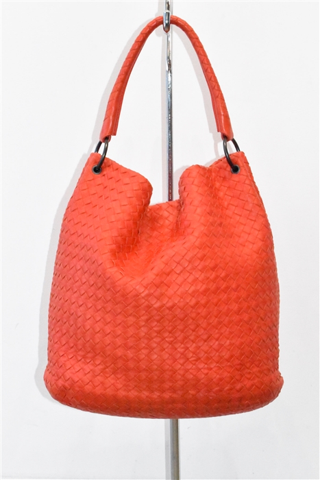 Vermillion Bottega Veneta Bucket Bag, size L