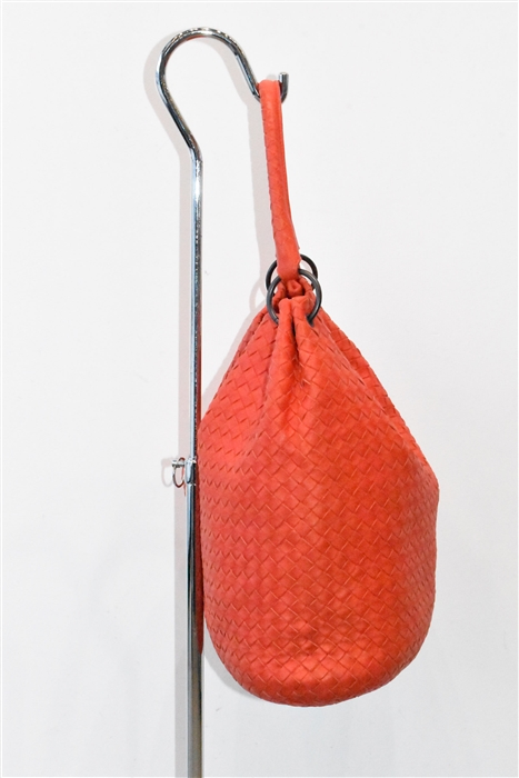 Vermillion Bottega Veneta Bucket Bag, size L
