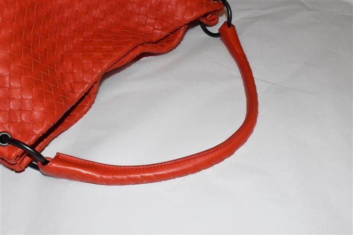 Vermillion Bottega Veneta Bucket Bag, size L