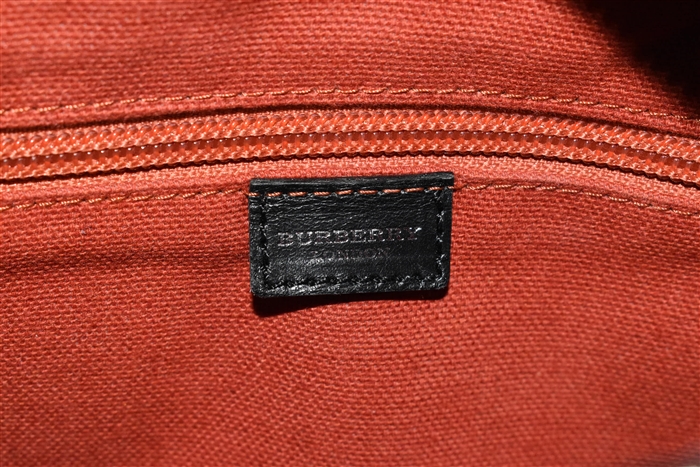 Brown Check Burberry Camera Bag, size S