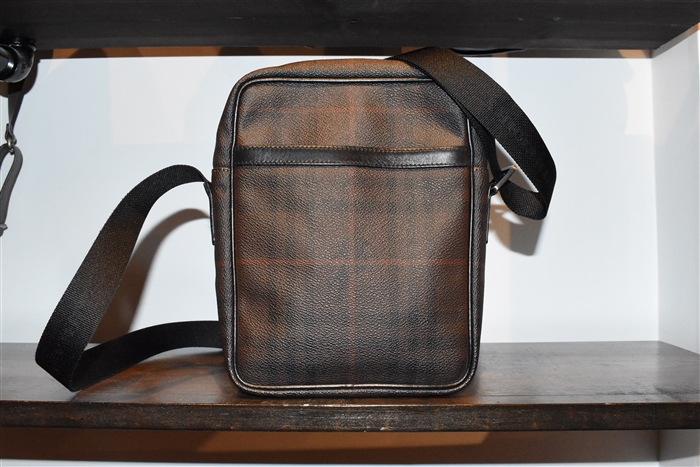 Brown Check Burberry Camera Bag, size S