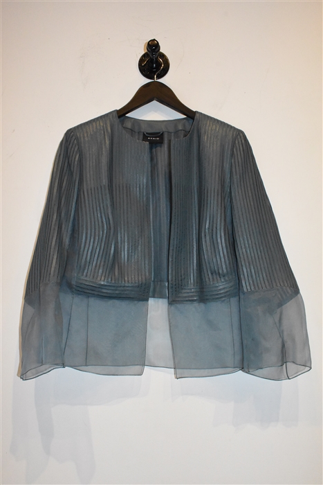 Deep Aqua Akris Dress Jacket, size 12