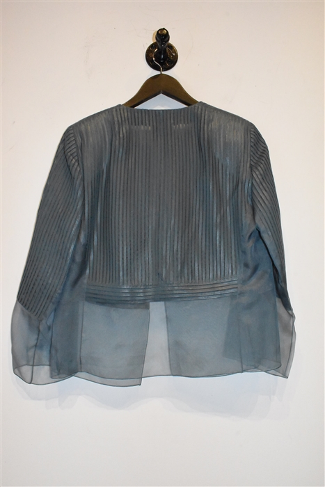 Deep Aqua Akris Dress Jacket, size 12