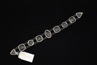 Antique Silver Nina Ricci - Vintage Bracelet, size O/S