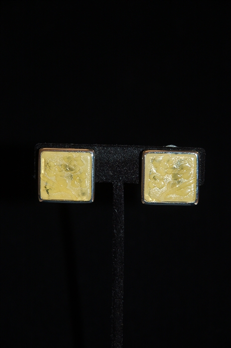 Rhodium Nina Ricci Earrings, size O/S