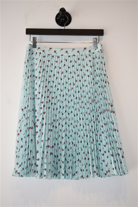 Sea Foam Prada Pleated Skirt, size 4