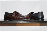 Dark Leather Loewe Loafer, size 11