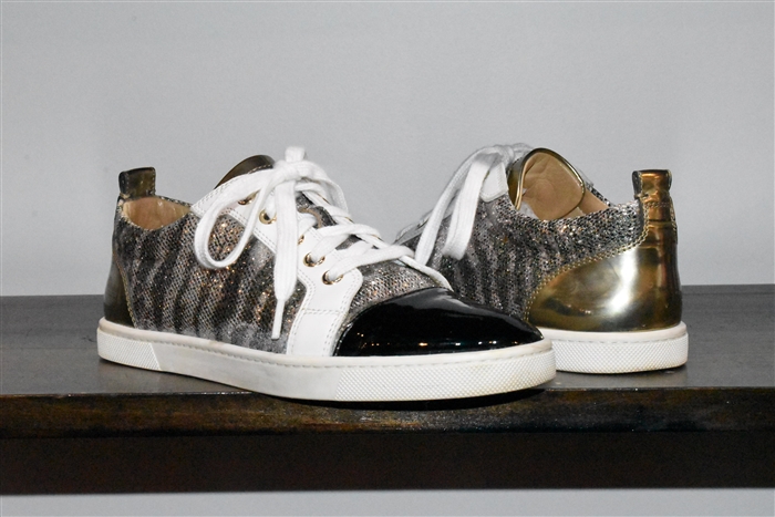 Colour Blocked Christian Louboutin Sneaker, size 6