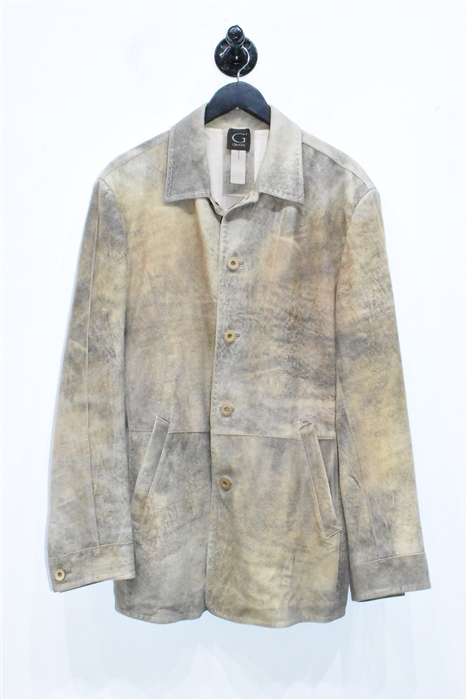 Blackened Tan Gimo's Leather Jacket, size L