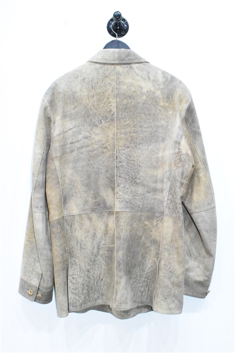 Blackened Tan Gimo's Leather Jacket, size L