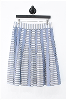 Geometric Akris - Punto A-Line Skirt, size 8