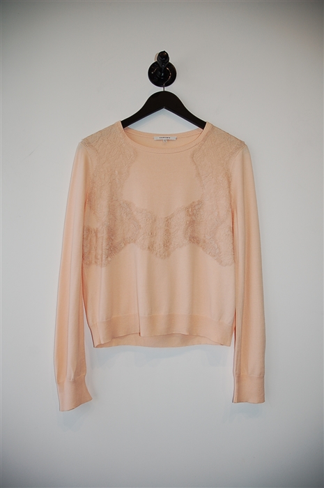 Pastel Peach Carven Pullover, size M