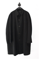 Basic Black Ermenegildo Zegna Overcoat, size 2XL