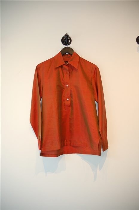 Burnt Orange Etro Pullover, size 8