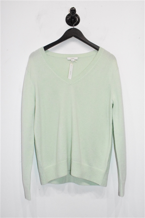Frosted Mint Vince Cashmere Sweater, size S