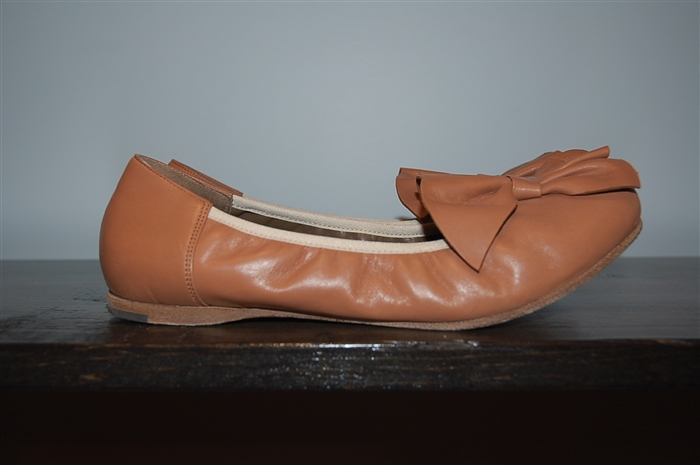 Milk Chocolate Marni Ballet Flats, size 9