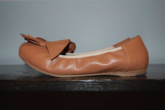 Milk Chocolate Marni Ballet Flats, size 9