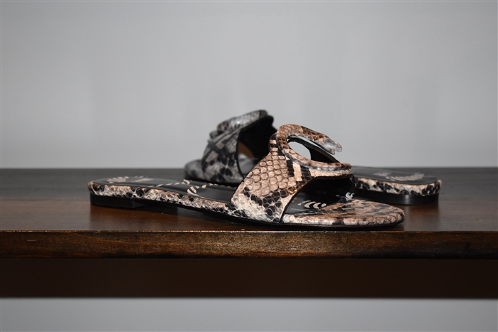 Snakeskin Roberto Cavalli - Class Sandal, size 9