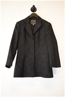 Black Tweed Versace Jeans Couture Jacket, size 6