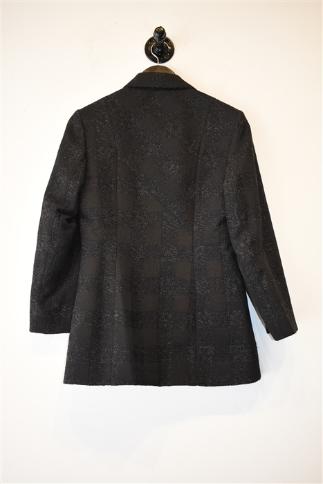 Black Tweed Versace Jeans Couture Jacket, size 6