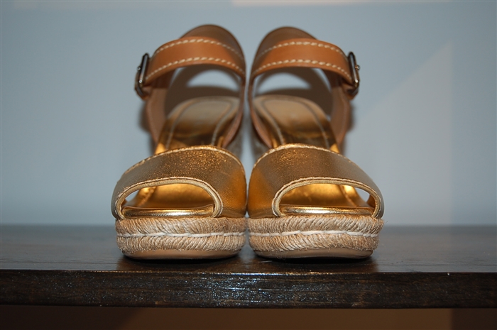 Mixed Neutrals Prada Wedge, size 7.5