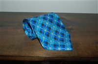 Blue Tartan Gianni Versace - Vintage Tie, size O/S