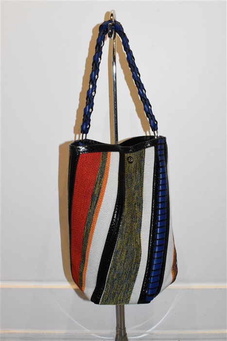 Striped Proenza Schouler Bucket Bag, size M