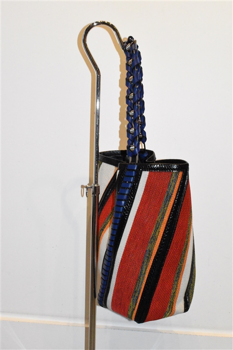 Striped Proenza Schouler Bucket Bag, size M