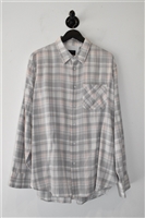 Gray Check Rag & Bone Button Shirt, size 2XL