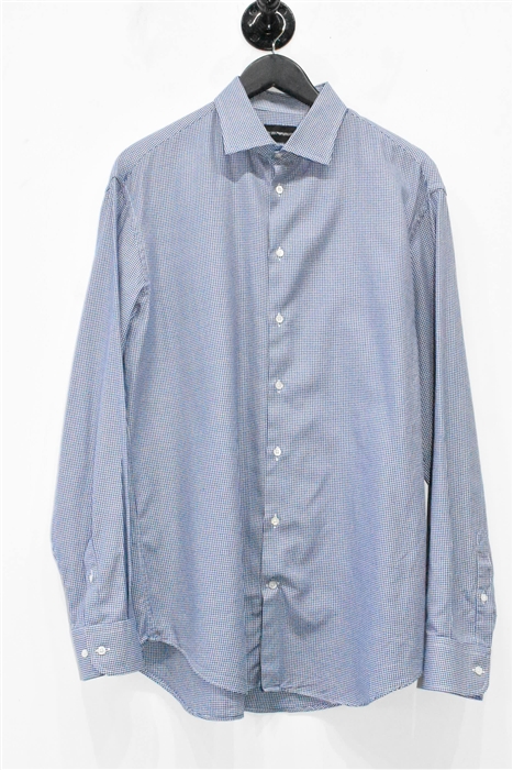 Houndstooth Emporio Armani Button Shirt, size L