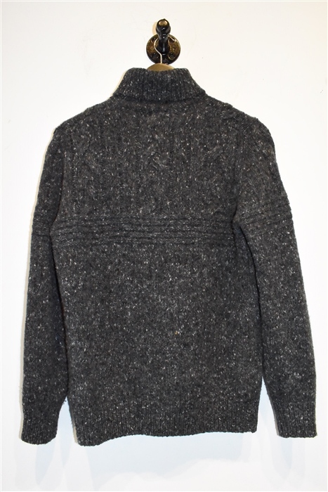 Flecked Gray Brunello Cucinelli Turtleneck, size S