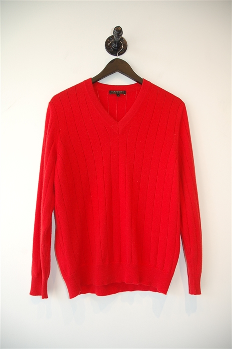 Warm Red Marlowe Pullover, size M