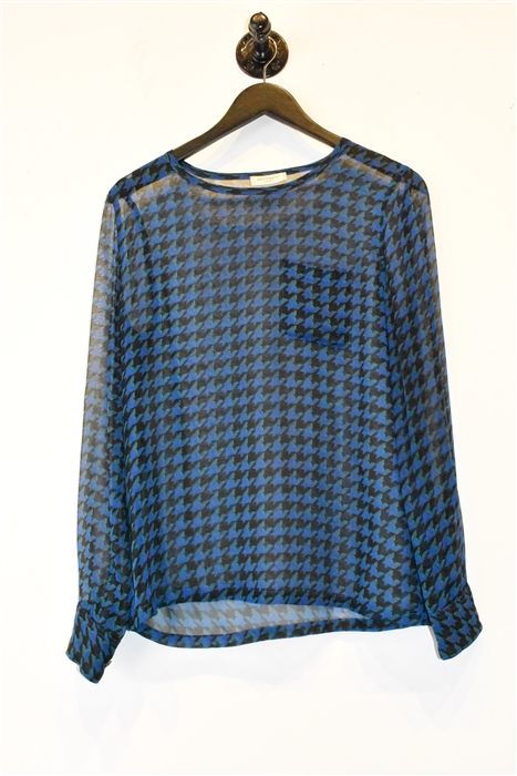 Houndstooth Equipment Blouse, size S