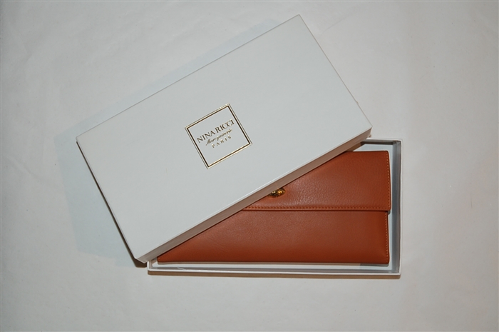 Cognac Nina Ricci Wallet, size L