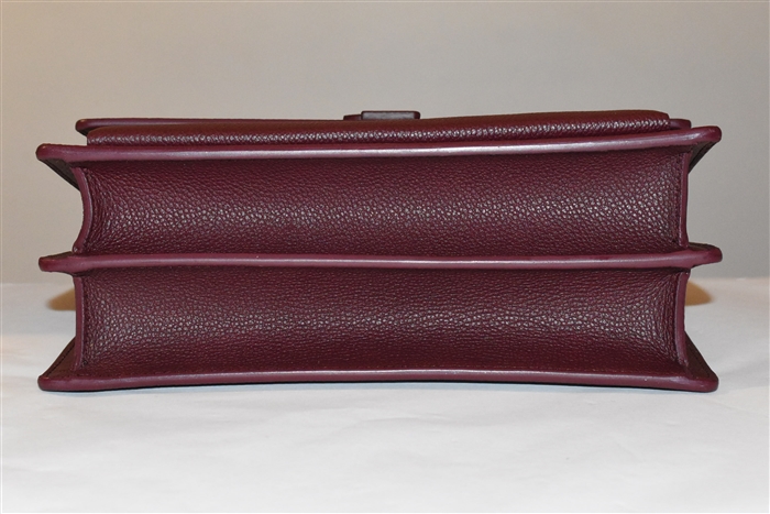 Burgundy Saint Laurent Shoulder Bag, size M