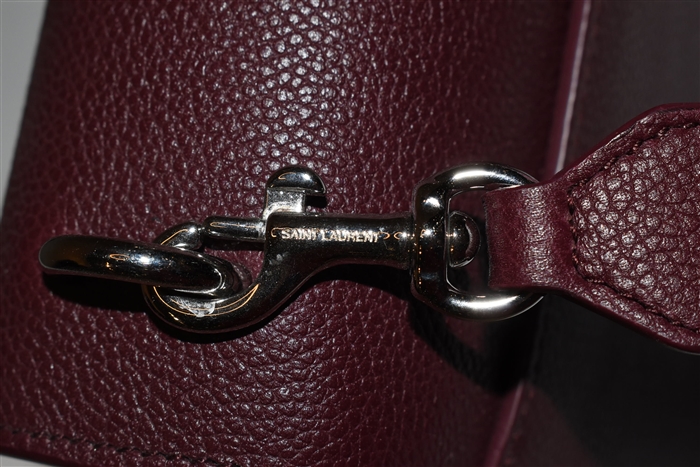 Burgundy Saint Laurent Shoulder Bag, size M