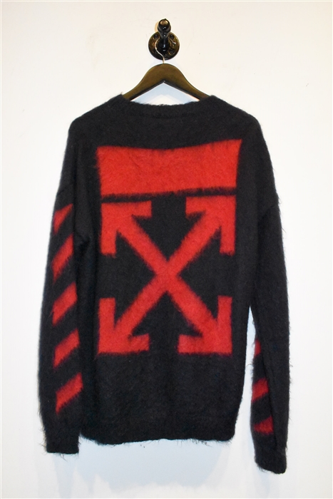 Navy Off-White Pullover, size S