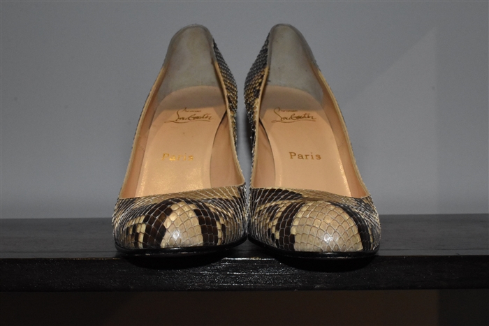 Snakeskin Christian Louboutin Pumps, size 9.5