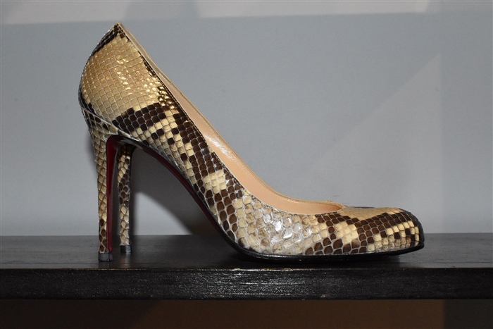 Snakeskin Christian Louboutin Pumps, size 9.5