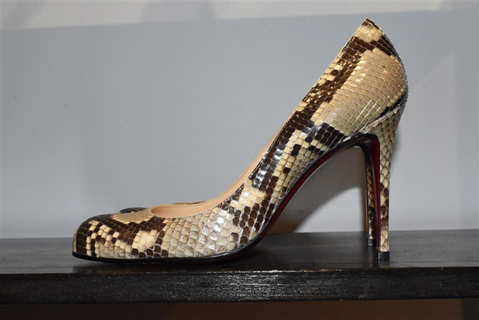Snakeskin Christian Louboutin Pumps, size 9.5