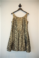 Abstract Print Pink Tartan A-Line Dress, size 10