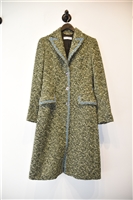 Sage Dolce & Gabbana Tweed Coat, size 4