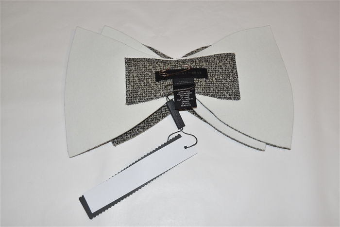 Black & Silver Marie Saint Pierre Brooch, size O/S