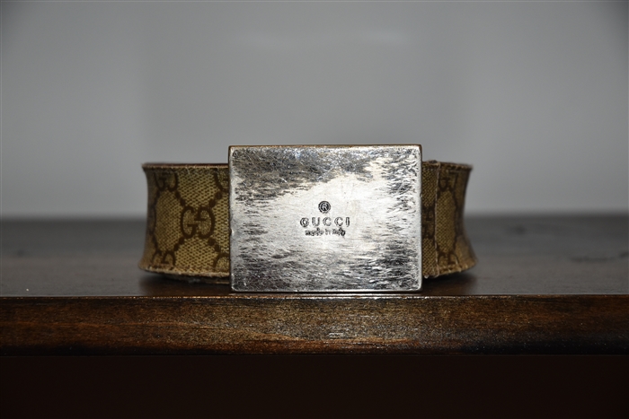 Monogram Gucci Belt, size XL