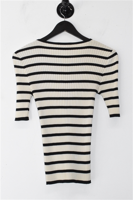 Cream & Black Chanel Cardigan, size 4