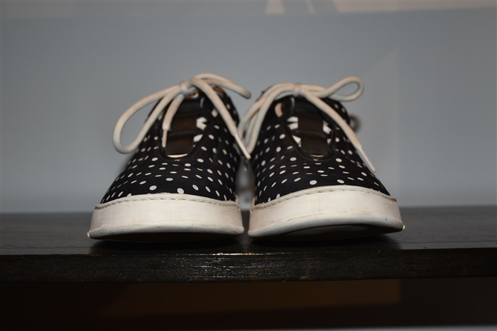 Polka Dot Dior Sneaker, size 8