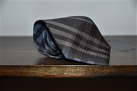 Blue Check Burberry Tie, size O/S